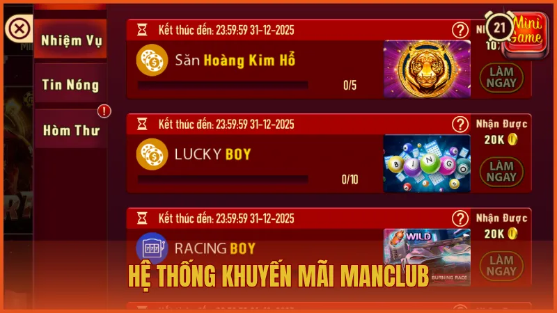Trang chủ 16 Hệ thống khuyến mãi đều đặn mỗi ngày tại ManClub